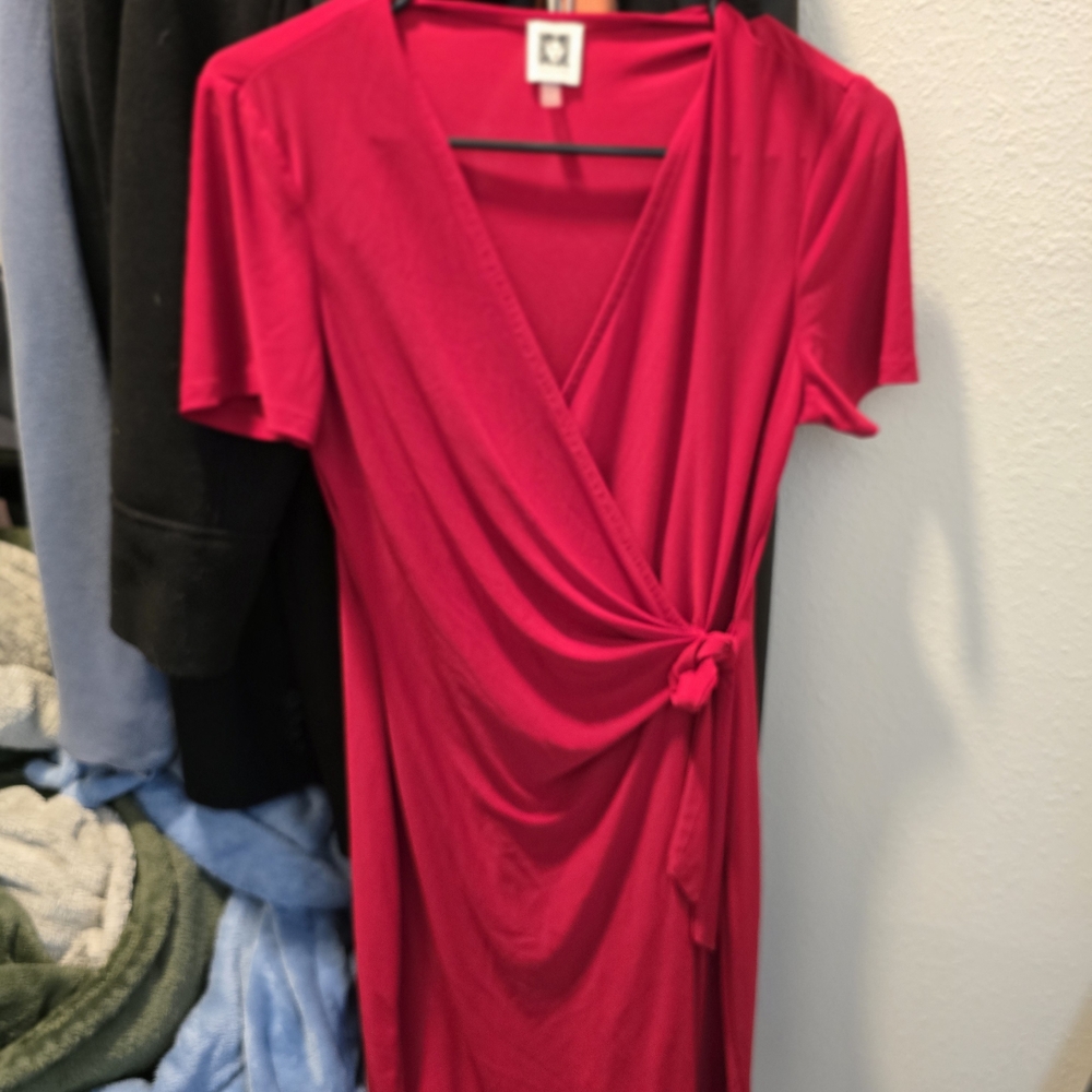 Anne Klein Vibrant Red Dress